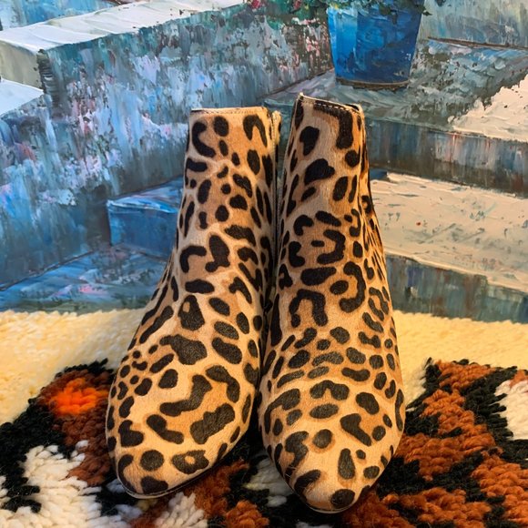 Women's Limelight Moira 370008 Animal Print pony hair Leather ankle Boots 7 - Picture 7 of 14